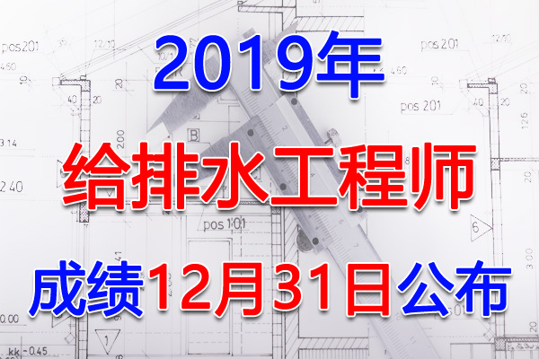 2019年贵州给排水工程师考试成绩查询查分入口【12月31日】