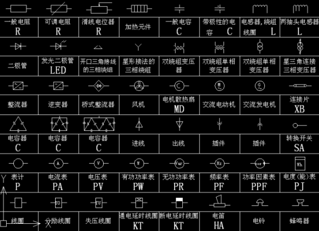 cad弱电符号大全_cad弱电图例符号_cad弱电图标符号